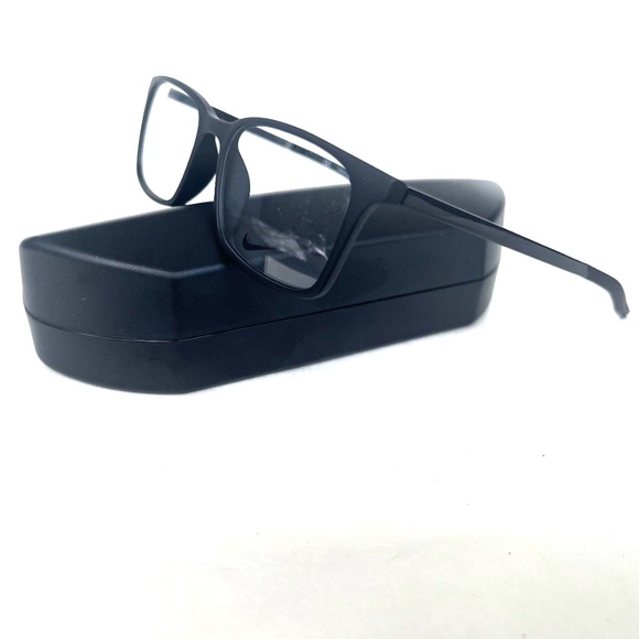 New NIKE Frames Matte Black Acetate Glasses 7282 001 52 17 145 Mens Eyewear - Picture 1 of 8